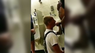 Homemade video of a hot amateur giving a sloppy BJ and receiving a hot load of cum