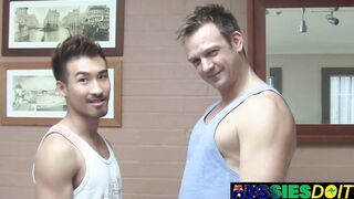 Aussie Batty man Marc Cant Stop Shagging Julian Taut Ass hole