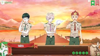 Игра: Лагерь друзей, серия 30 - Уроки рисования с Хантером (русская озвучка)