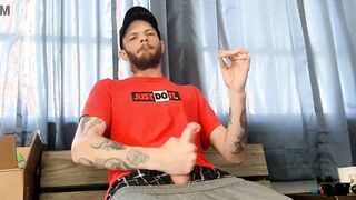 Jacking my giant spear on my smoke break