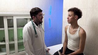 Young and passive doc helped patient who was afraid of perceiving a finger in his bootie - ACCOMPLISH ON CRIMSON