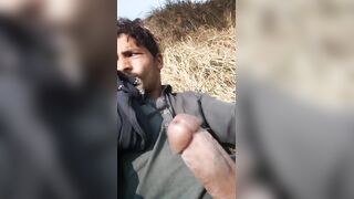 Super-sexy man Milking