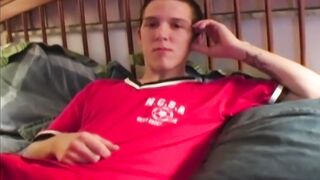 BadBoysBootCamp: Lad Gavin Stone delights his giant manhood in an powerful solo tugging