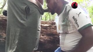 Married stud boinking his work partner in the forest