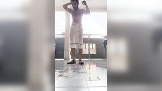 Indian enjoy douche and poke neighbour