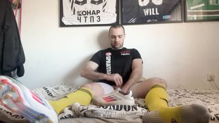 Jack and jizm in Soccer Socks and cleats