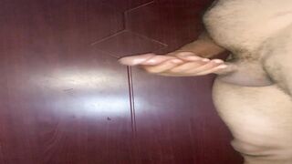 I wank off my good-sized ideal bone until i jizm and I let you to witness it