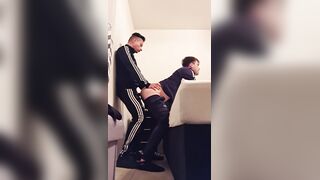 Scally queer guys fap outdoor and homemade scally plow