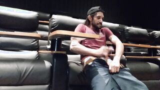 Fapping off at the theater