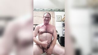 Grandfather Finishes off on Webcam