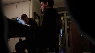 His real granddad sees grandson masturbate off (batty boy)