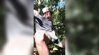 Milking off in the park