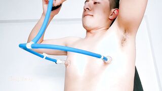 inhaling my puffies with a pump