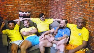 Time to witness football with buddies completed in hell