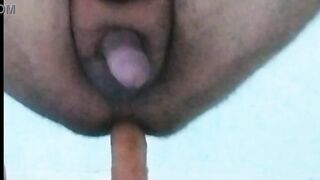 Inserting it all in the caboose