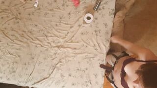 Anastasia Domme domina russian dame plow on the couch tramp fuckslut servant marionette in the assfucking with fuckfest playthings