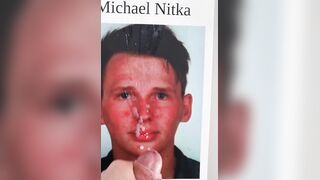 Cumtribute to Michael Nitka (str8 friend) 01