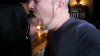 Amateur Parent Guzzles Thick Salami in Suit