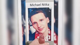 Cumtribute to Michael Nitka (sexy str8 friend) 2