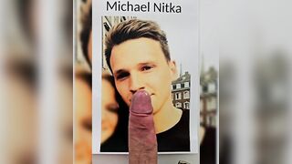 Cumtribute to Michael Nitka (sexy str8 friend) 3