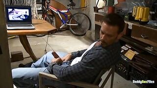 DaddySexFiles Matthew Ford Offers Slow Wood Rail In Front Of Molten Daddies