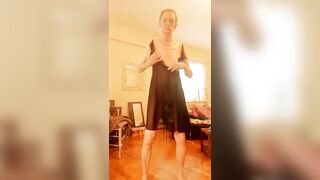 crossdressing and stroking