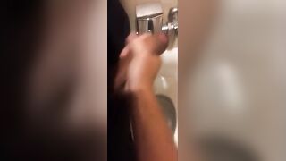 Hard-core Activity in the Douche with Widely opened and Handjobs