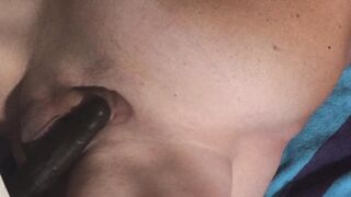 Faux Dick Abases white fuckslut