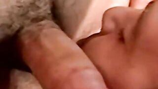 JOE SCHMO FLICK - Tatted young amateur packs mature bummers facehole with molten spunk