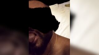 Big dick blowjob closeup sucking
