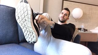 Dom Alpha Dad Jizzing on Black Tee-Shirt (Wordy)