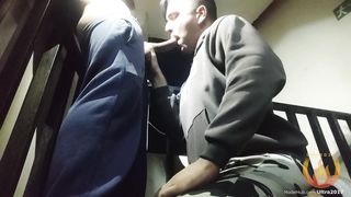 Blowing a stud in the Emergency stairs