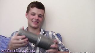 Fledgling Teenage Lad Fumbles