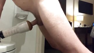 Wailing While Pumping More Spunk Into My Fleshlight