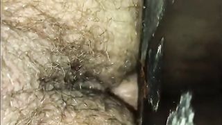 Amateur guy gets raw and wild in the glory hole at the gloryhole