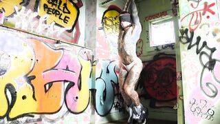 Deserted Restrain Bondage Guy