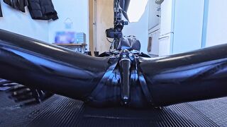 Condom nymphs with super-cute groaning damsels and interlocking massagers for hypnotic getting off