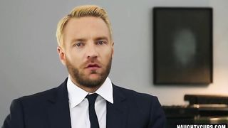 Watch Jizz shoot out of Stiffy Homosexual's ass as she gets pounded hard in Ginormous Ass Fucking Thon