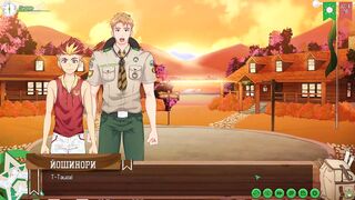 Game: Camp Pals Path two, Sequence 28 - Taiga and Scoutmaster (Russian voice acting)