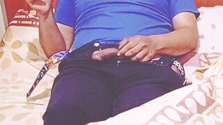 I wank and take out my baby batter in a settling