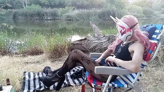 Fishing Nude Spectacular Blade Costume play Outdoors Arizona