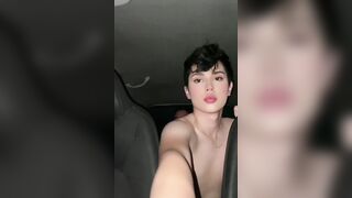 Cruising Splendid Young Homosexual Guy Entices Hetero Uber Driver Smashes Him Without a condom His Nice Taut Butt in His Van Internal cumshot