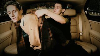 Grizzly pounded in buttfuck in the back seat of a van