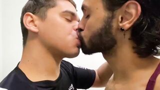 Took the gym tutor to lick me at home