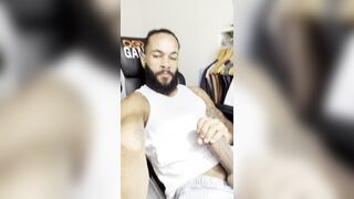 Draining off until I get jism out of my large boner