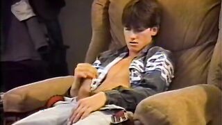 Super-steamy young white boy gets another boy to deep-throat and pulverize him while homie witnesses