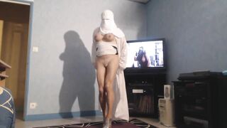 under the miniskirt of a veiled muslim