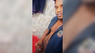 Highly spunky enormous salami rubdown and noisy super hot yells from a lonely