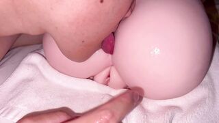 "Intimate shooting" A glorious skank school schoolgirl munches a sapphic honest-skinned wonderful woman (onn