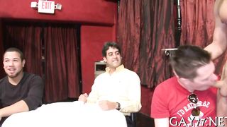 Watch this hot stripper get his meaty ass pounded by a huge cock